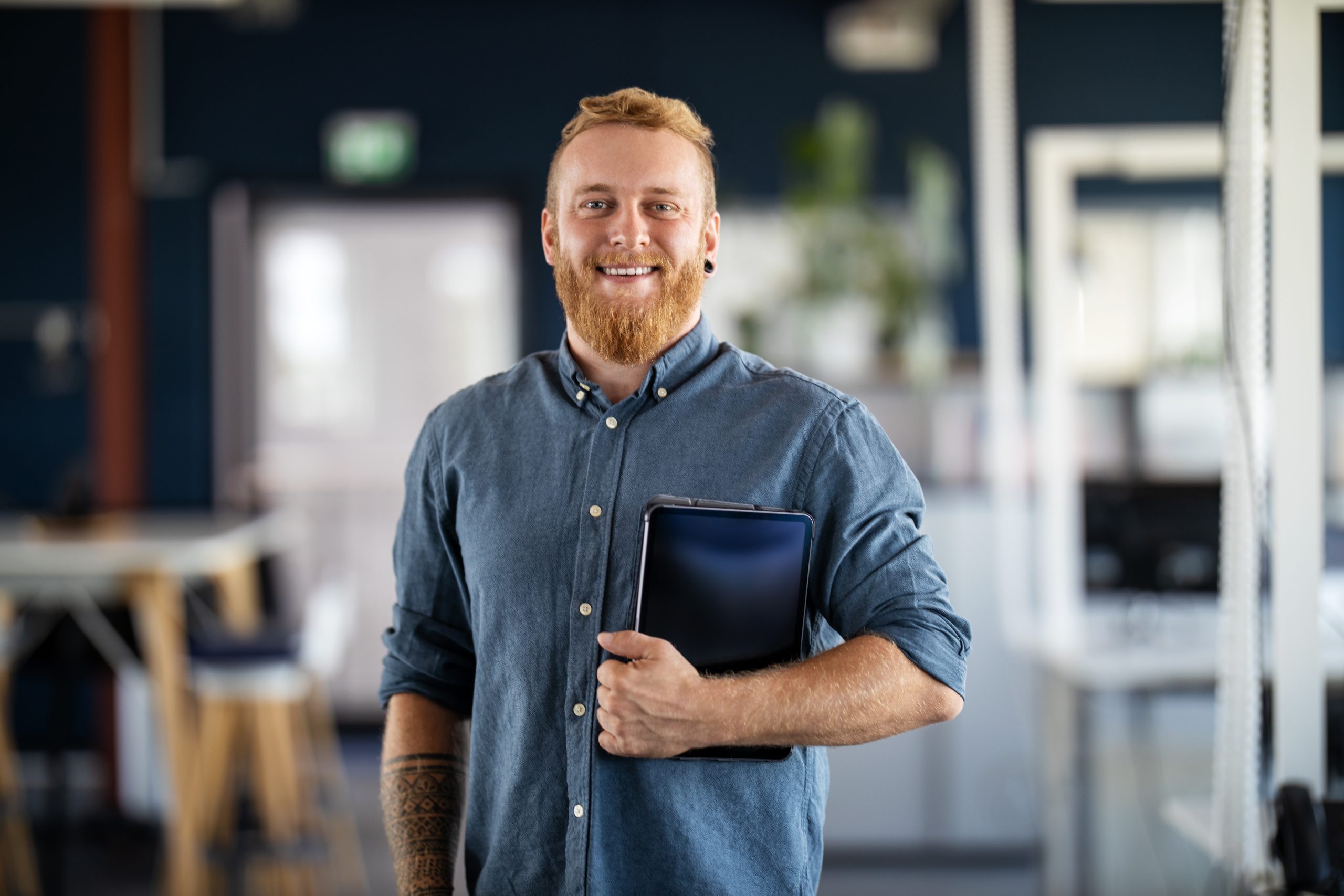 Portrait of a confident young businessman